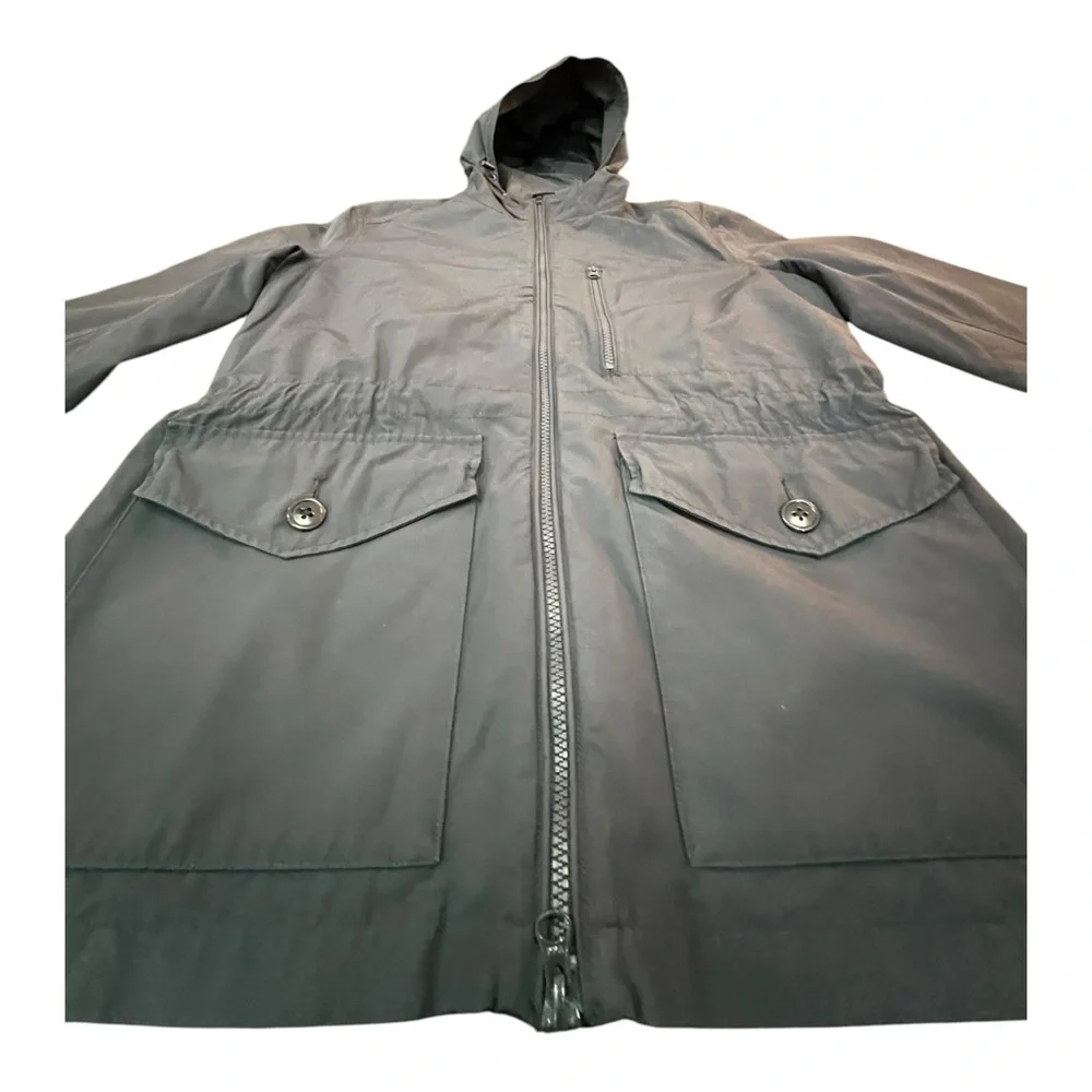 J.Crew Black 3 in 1 System Cotton Nylon Blend Jacket Mens Size Medium Black